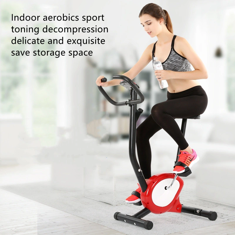 Home Gym Indoor Fitness Exercise Bike X Belt Bike Magnetic Bike with Pedal Sports Equipment Drive Belt Home Use Spin Bike Resistance Cycling